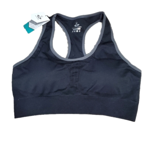 Heath Yoga Black Sports Bra - Picture 1 of 6